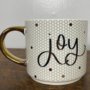 “Joy” Gold Tile Mug - Sweet Water decor Holiday mug